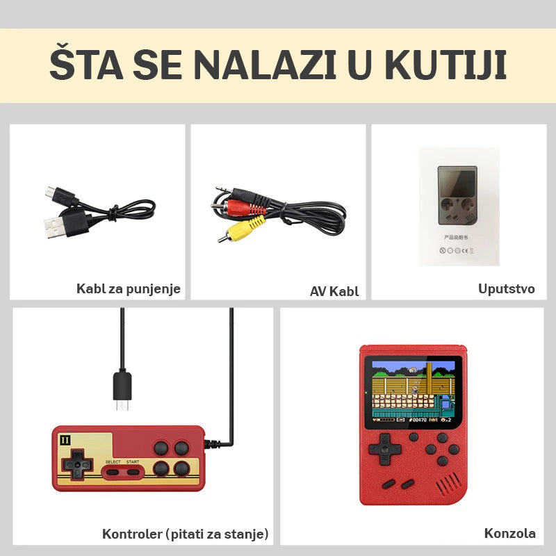 Retro Konzola Za Igrice 400 U 1